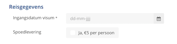 Aanvraagformulier: stap 4