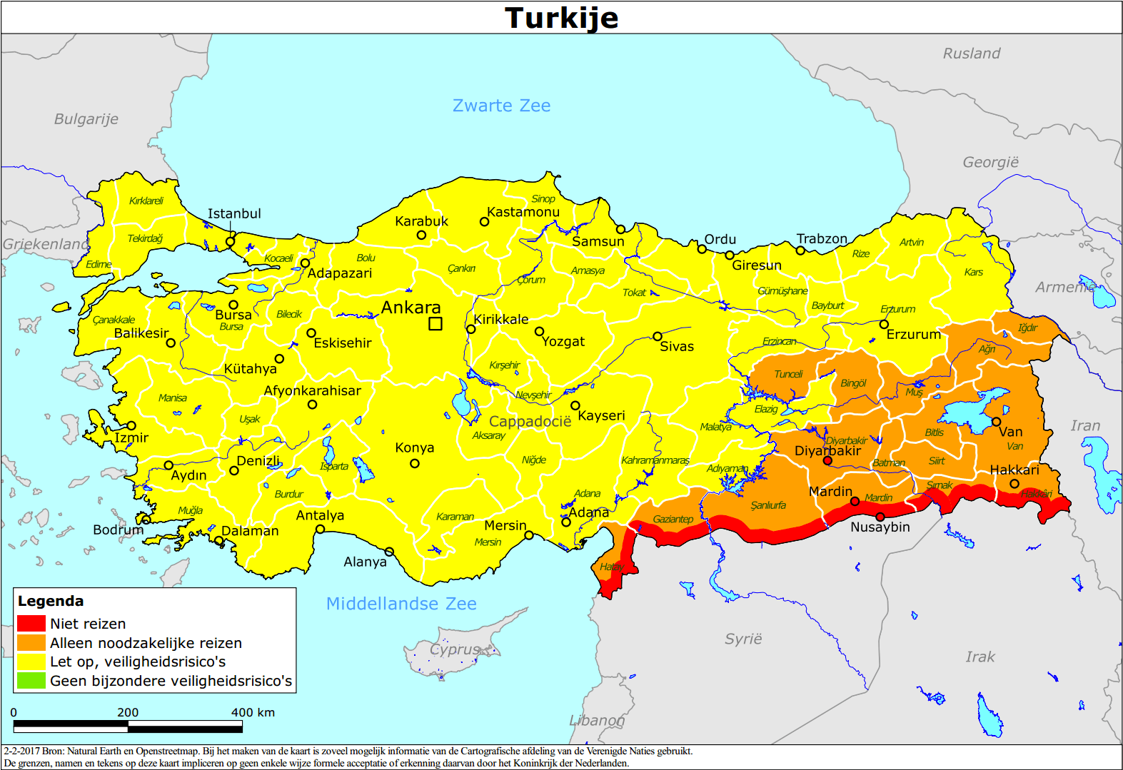 Reisadvies Turkije